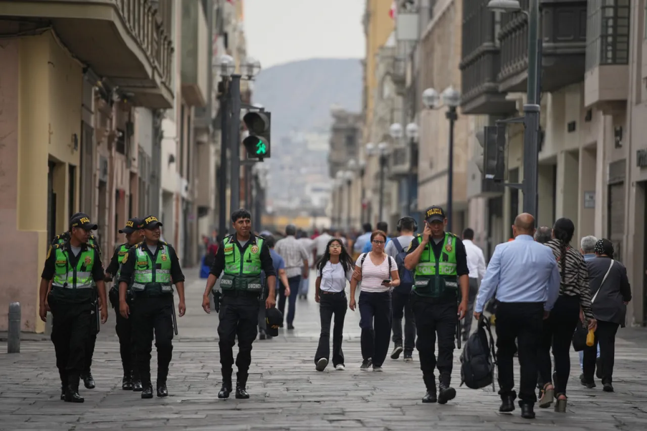 Perú declara estado de emergencia nacional ante escalada de violencia e inseguridad